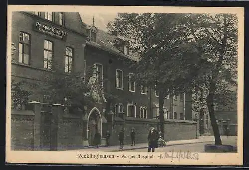 AK Recklinghausen, Prosper-Hospital, Eingang