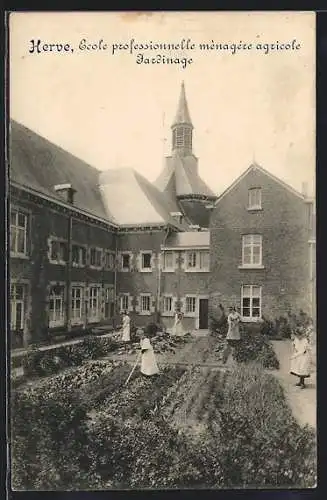 AK Herve, Ecole professionnelle ménagère agricole, Jardinage