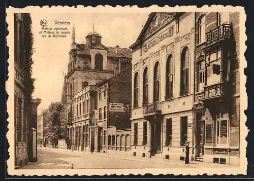 AK Verviers, Maison syndicale et Maison du peuple rue du Gymnase