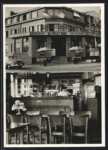 AK Bruxelles, Hotel-Restaurant Au Poulet Doré, 822, Chaussée Romaine