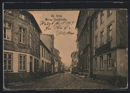 AK St.Vith, Prinz Joachimstrasse