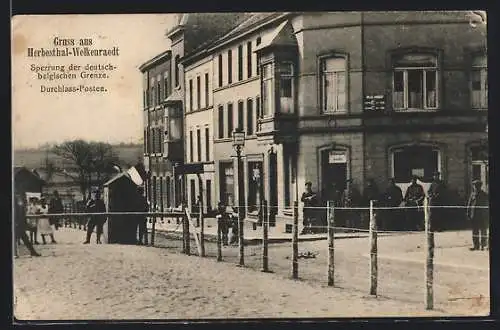 AK Herbesthal-Welkenraedt, Sperrung der deutsch-belgischen Grenze