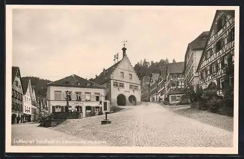 AK Schiltach, Blick auf den Marktplatz