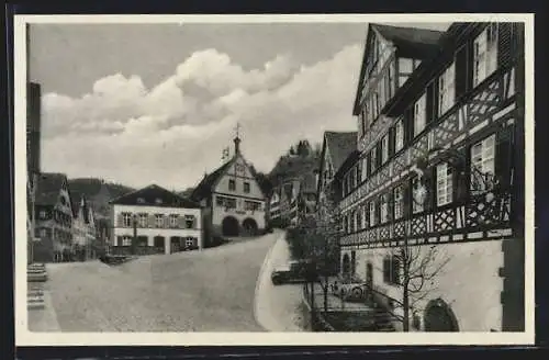 AK Schiltach / Schwarzwald, Marktplatz