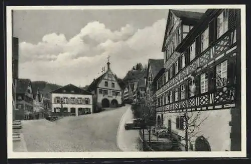 AK Schiltach / Schwarzwald, Marktplatz