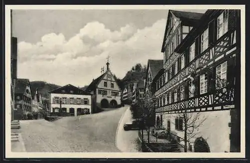 AK Schiltach / Schwarzwald, Marktplatz