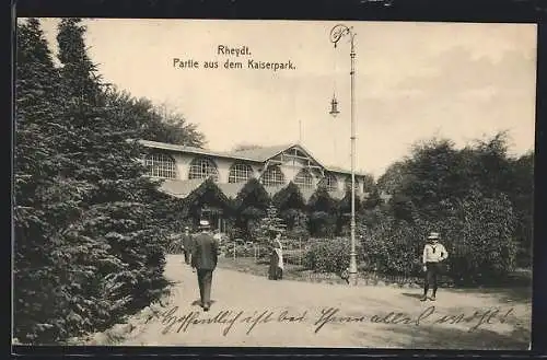 AK Rheydt, Partie aus dem Kaiserpark