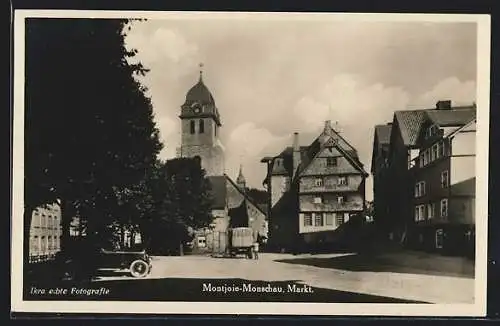 AK Montjoie-Monschau, Partie am Markt