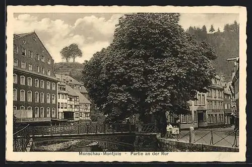 AK Monschau, Partie an der Rur