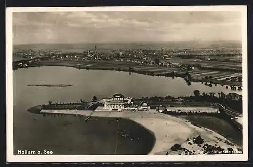AK Haltern am See, Totalansicht vom Flugzeug aus