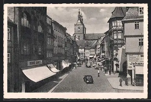 AK Fulda, Die Marktstrasse in der Barockstadt