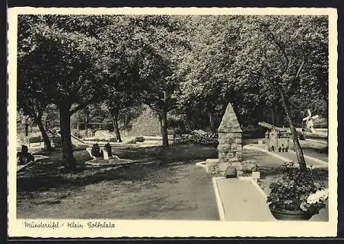AK M. Gladbach-Hardt, Klein-Golfplatz Münstereifel von Fritz Drathen