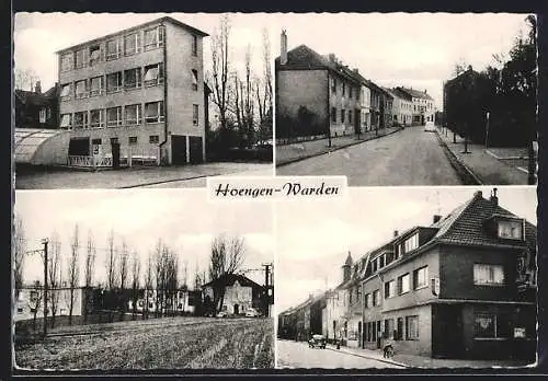 AK Hoengen-Warden, Gebäudeansicht, Strassenpartie, Ortspartie