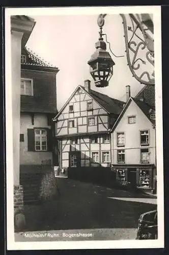 AK Mülheim /Ruhr, Partie an der Bogenstrasse