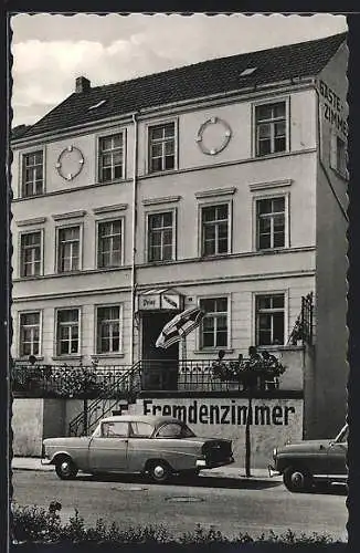 AK Remagen, Pension Prinz i. d. Strasse Rheinpromenade 21