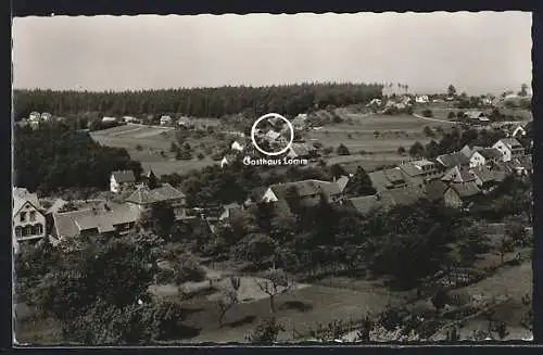 AK Rotensol bei Herrenalb, Teilansicht und Gasthaus und Pension Lamm