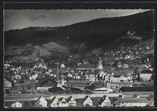 AK Oberkirch / Baden, Teilansicht mit Kirche
