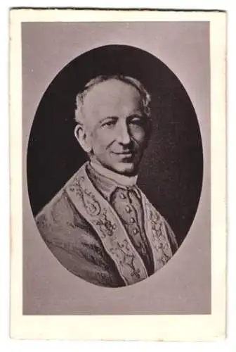 Fotografie unbekannter Fotograf und Ort, Portrait Papst Leo XIII