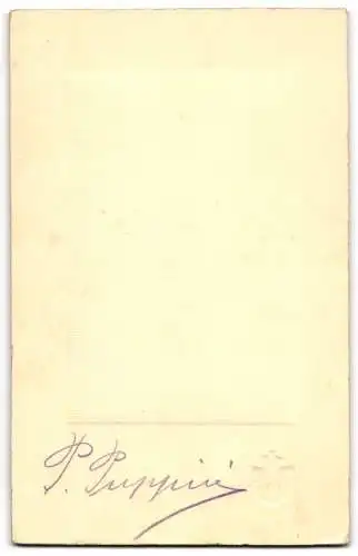 Fotografie G. Poletti, Sacile, itlaienischer Soldat P. Puppie in Uniform