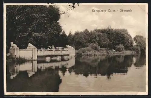 AK Königsberg, Partie am Oberteich