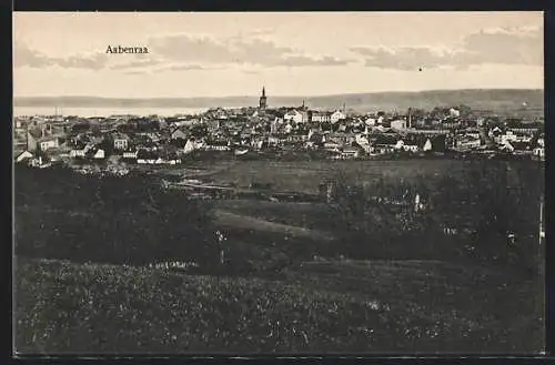 AK Aabenraa, Gesamtansicht aus der Vogelschau