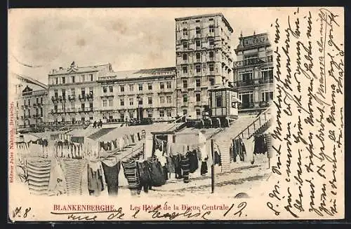 AK Blankenberghe, Les Hotels de la Digue Centrale