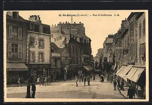 AK St-Brieuc, Rue St-Guillaume, Strassenpartie