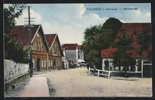 AK Harsefeld /Hannover, Partie in der Marktstrasse