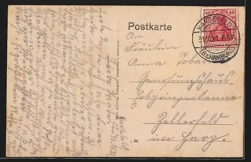 AK Harsefeld /Hannover, Partie in der Marktstrasse