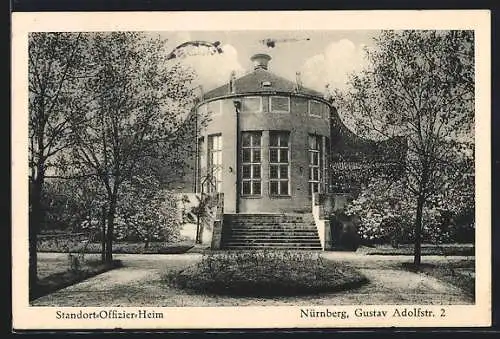 AK Nürnberg, Standort-Offizier-Heim, Gustav Adolfstrasse 2