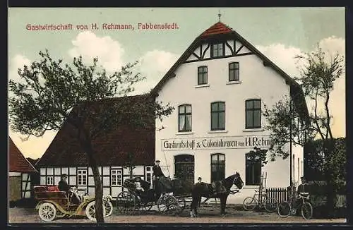 AK Fabbenstedt, Gasthaus von H. Rehmann