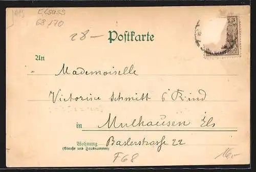 AK Rixheim, Totalansicht, Hauptstrasse