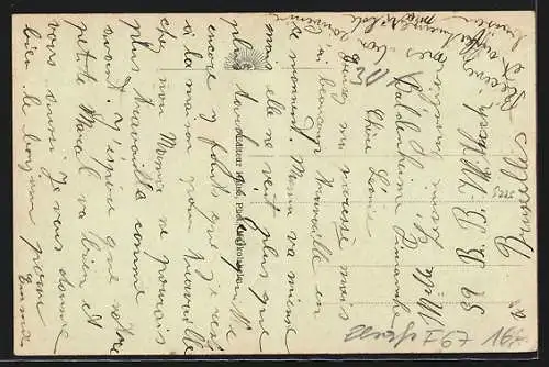 AK Baldenheim, Epicerie Eug. Frantz, Rue principale