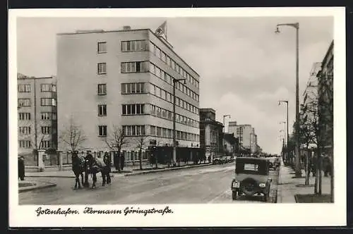 AK Gotenhafen, Hermann Göringstrasse, 