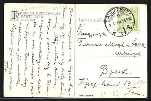 AK Budapest, A Pannonia Evezös-Club Parti Háza