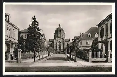 AK Lahr /Schwarzw., Jammstrasse mit Christuskirche