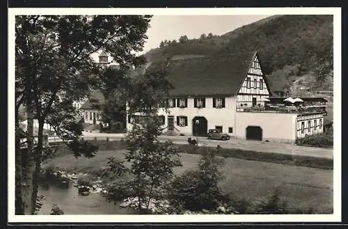 AK Oberwolfach /bad. Schwarzwald, Gasthof und Pension z. Hirsch
