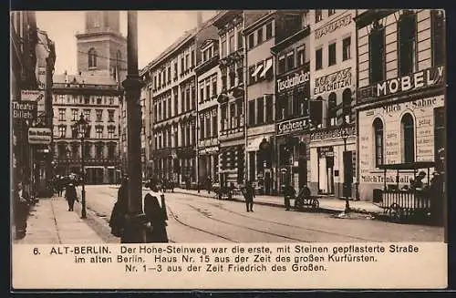 AK Berlin, Partie am Hohe-Steinweg