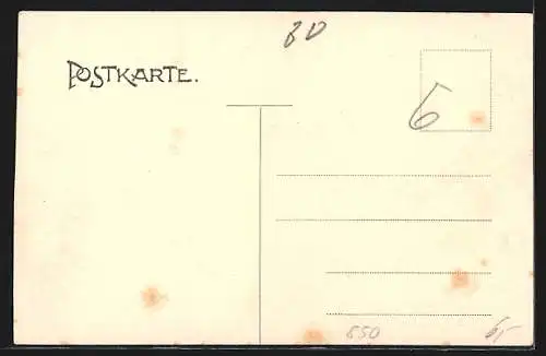 AK Ingolstadt, Totalansicht von der oberen Stadtpfarrkirche