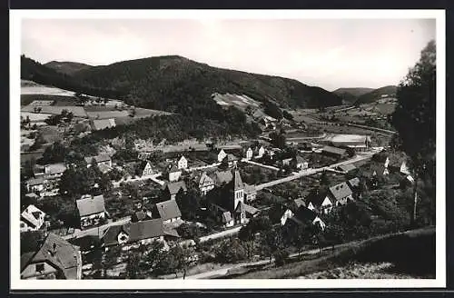 AK Schiltach /Schwarzw., Ortsansicht aus der Vogelschau