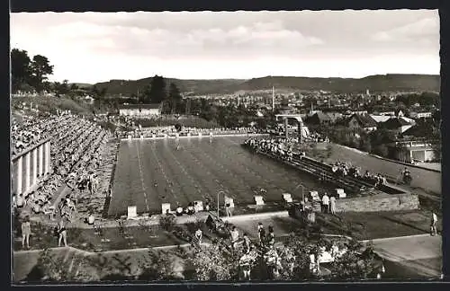 AK Lahr / Schwarzwald, Terrassenbad in der Wolfsgurgel