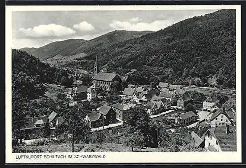 AK Schiltach, Ortsansicht mit Kirche