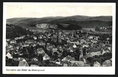 AK Attendorn, Teilansicht mit Höhle im Hintergrund