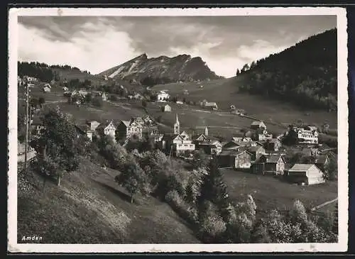 AK Amden, Ortsansicht mit Umgebung
