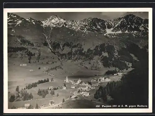 AK Parpan, Teilansicht gegen Rothorn