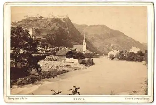 Fotografie Würthle & Spinnhirn, Salzburg, Ansicht Klausen, Blick nach dem Ort mit Kloster Seben