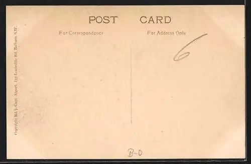 AK Termonde, European War 1914-15, Ruins of Termonde, Grand Place and a part of the Police Station on the right