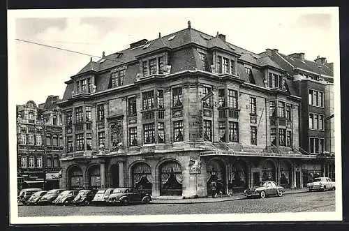 AK Louvain, Cafe-Restaurant Maison des Brasseurs, 12, Place Marguerite & 1, Place Foch