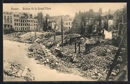 AK Namur, Ruines de la Grand`Place