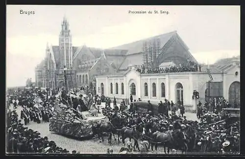 AK Bruges, Procession du St. Sang.